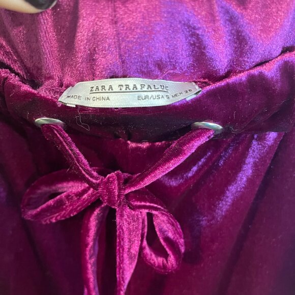 Zara Trafaluc Velvet Pants - Picture 5 of 5